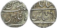 India, Princely States, Indore, silver Rupee