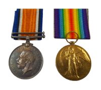 A Canadian, Battle of the Somme, Casualty Victory Medal awarded to Private Joseph Harold Johnson