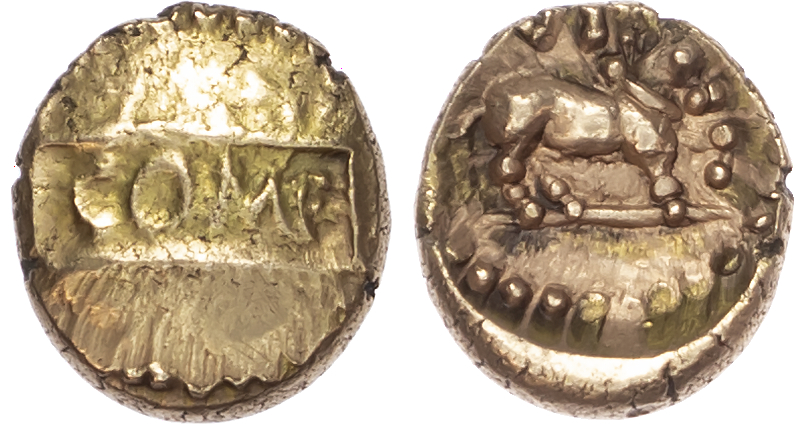 Atrebates & Regini, Verica (c. AD 10-40) AV ¼ Stater