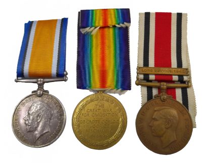 The Great War South African Infantry Special Constabulary Long Service Medal Group of 3 to Lance Corporal Robert Campbell
