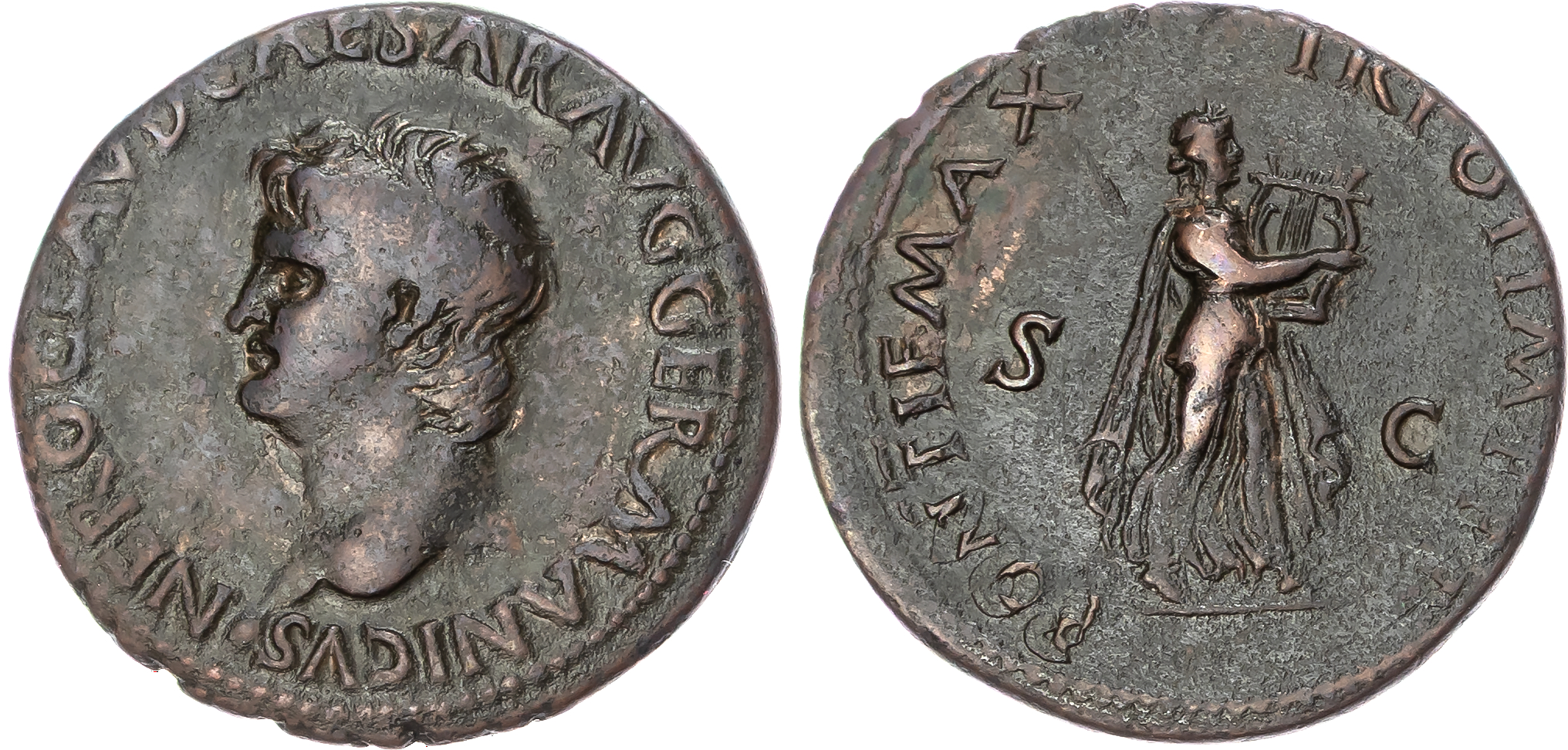 Nero (AD 54-68) Bronze As Nero (AD 54-68) Bronze As
