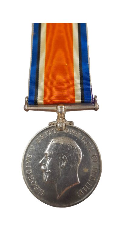 A British War Medal awarded to Private Henry G. Horseman