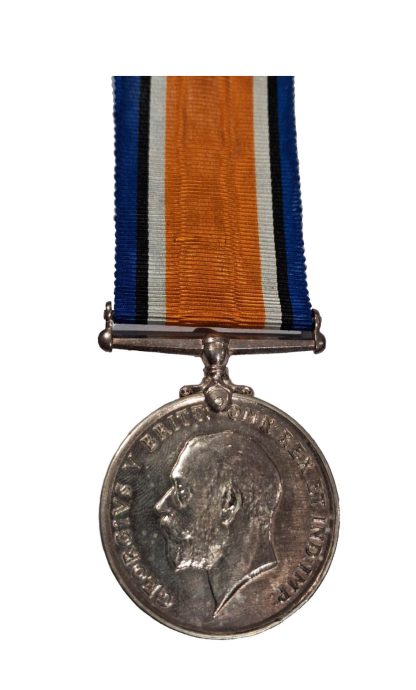 The 1914-1920 British War Medal awarded to Rifleman Fred Lucas 1st Battalion The Rifle Brigade