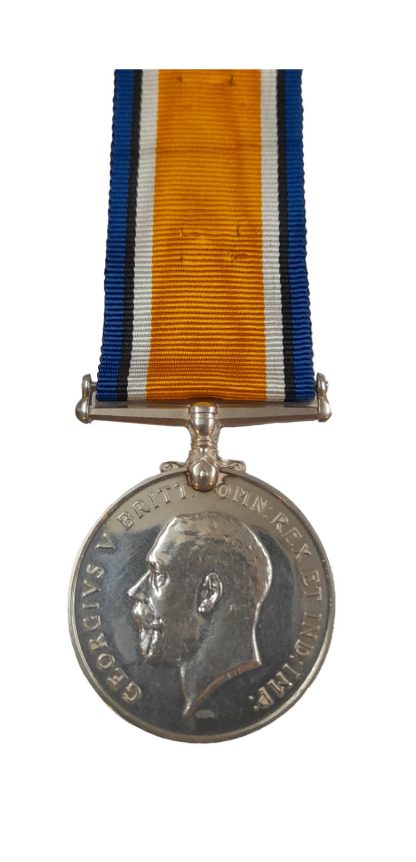 The British War Medal awarded to Private George Lang 6th Army Cyclists Corps