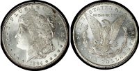 USA, silver Morgan Dollar, 1884, Carson City - GSA Hoard