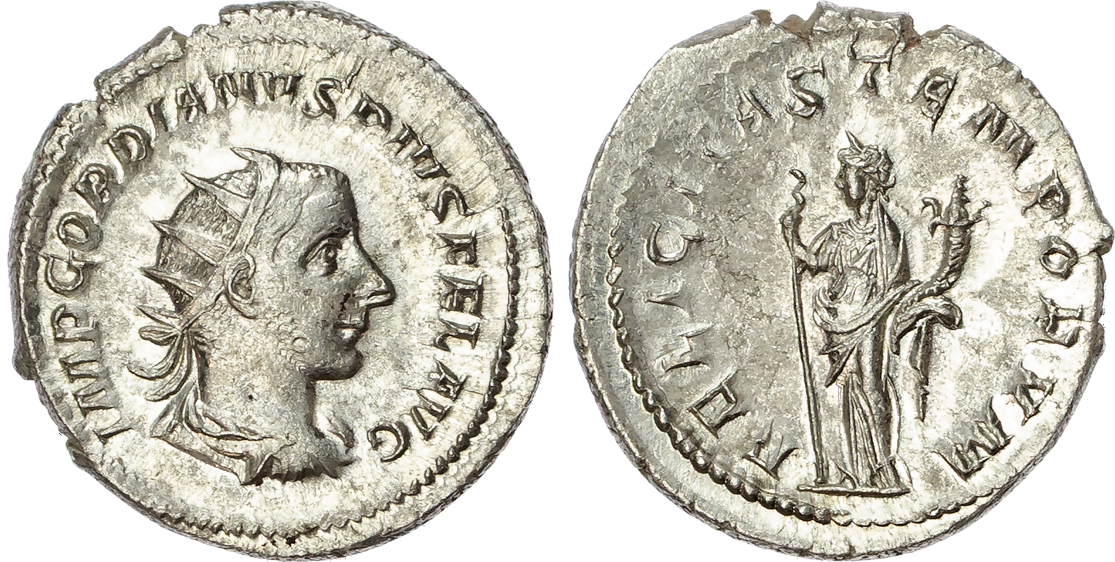 Gordian III (AD 238-244) Silver Antoninianus Gordian III (AD 238-244) Silver Antoninianus