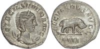Otacilia Severa (wife of Philip I) Silver Antoninianus