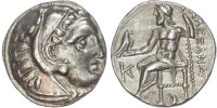 Kingdom of Macedon, Alexander the Great, Silver Drachm
