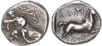 Thessaly, Larissa (c. 450/40-420 BC) Silver Drachm