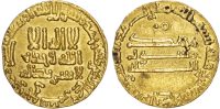 Abbasid, Harun al-Rashid (AH 170-193 / 786-809 AD), gold Dinar, AH 171 / 787 AD