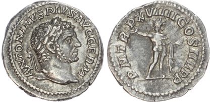 Caracalla (AD 198-217) Silver Denarius