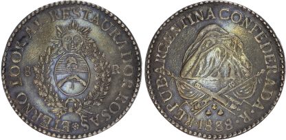 Argentina, La Rioja, silver 8 Reales, 1838