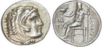 Kingdom of Macedon, Alexander the Great, Silver Drachm