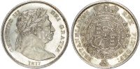George III (1760-1820), Last Coinage (1816-1820), AR Halfcrown, 1817 .
