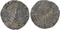 Henry VIII (1509-1547), Second Coinage (1526-1544), AR Groat, Laker bust D, mm. Lis.