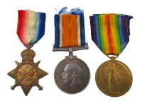 The Great War 1914-15 Star Trio awarded to Corporal John Goodwin King’s Royal Rifle Corps