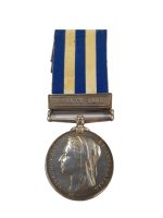 A Medical Staff Corps Egypt Medal awarded to Private later Corporal John Edwards