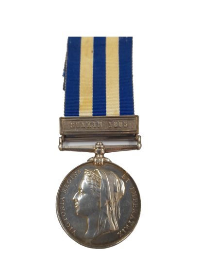A Medical Staff Corps Egypt Medal awarded to Private later Corporal John Edwards
