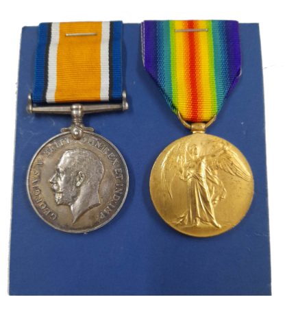 A Great War Pair awarded to Sapper Kenneth Walton Royal Engineers