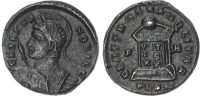 Crispus as Caesar, Bronze Follis