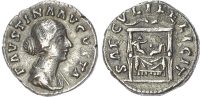 Faustina Junior Silver Denarius