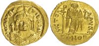Maurice Tiberius (AD 582-602) Gold Solidus
