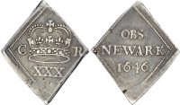 Charles I (1625-1649), AR Halfcrown, Newark besieged, 1646.
