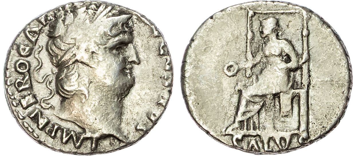 Nero (AD 54-68) Silver Denarius Nero (AD 54-68) Silver Denarius