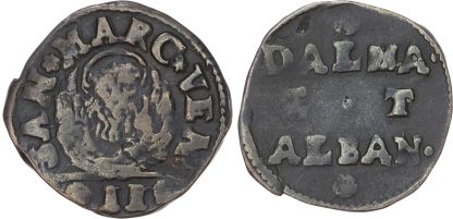 Italy, Venice, Dalmatia and Albania, copper 2 Soldi