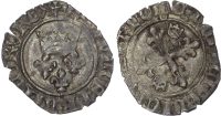 France, Charles VI (1380-1422), silver Gros Florette