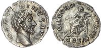 Marcus Aurelius (AD 161-180) Silver Denarius