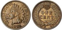 USA, Indian Head bronze Cent, 1891