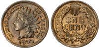 USA, Indian Head bronze Cent, 1898