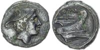 Roman Republic, Anonymous, Bronze Semuncia