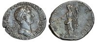 Hadrian (AD 117-138), Silver Denarius