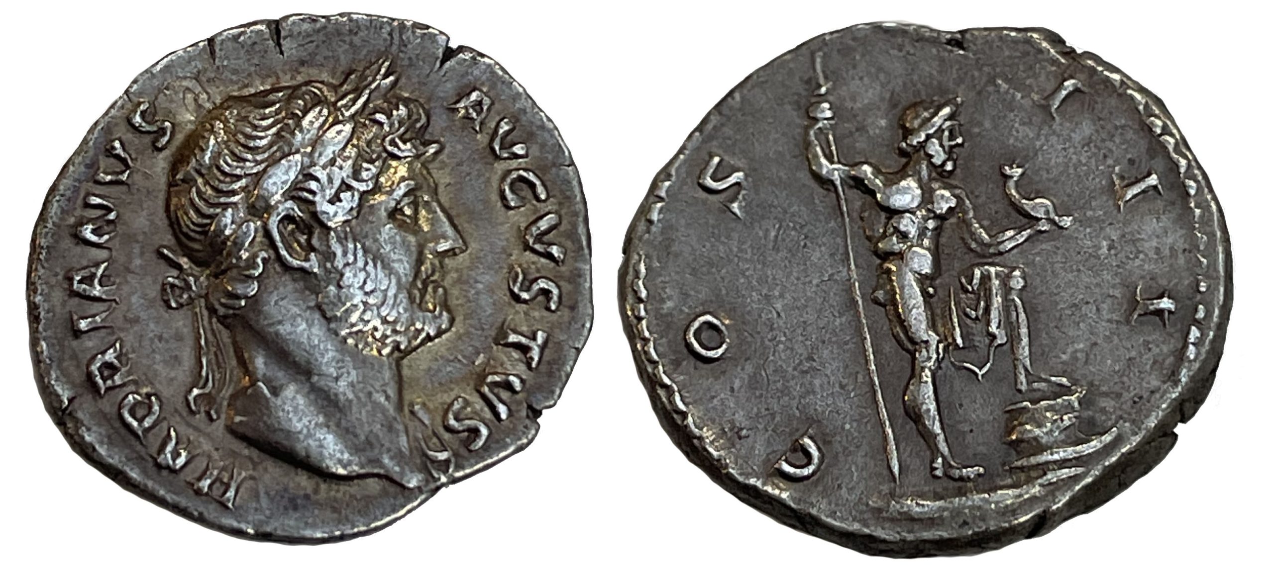 Hadrian (AD 117-138), Silver Denarius