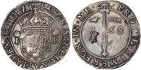 Scotland, James VI (1567‑1625), Silver Ryal (Sword Dollar), First Coinage, 1568.