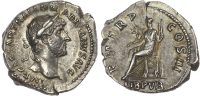 Hadrian, Silver Denarius