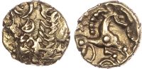 Celtic Britain, Iceni, Gold Quarter Stater