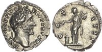 Antoninus Pius, Silver Denarius