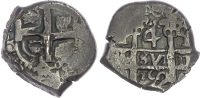 Bolivia, Ferdinand VI, silver Cob of 4 Reales, 1752