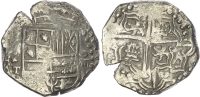 Bolivia, Philip IV, silver Cob of 8 Reales, c. 1622-1640