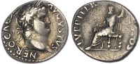 Nero, Silver Denarius