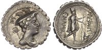 Roman Republic, Limetanus, Silver Denarius