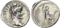 Tiberius, Silver Denarius, 'Tribute Penny'