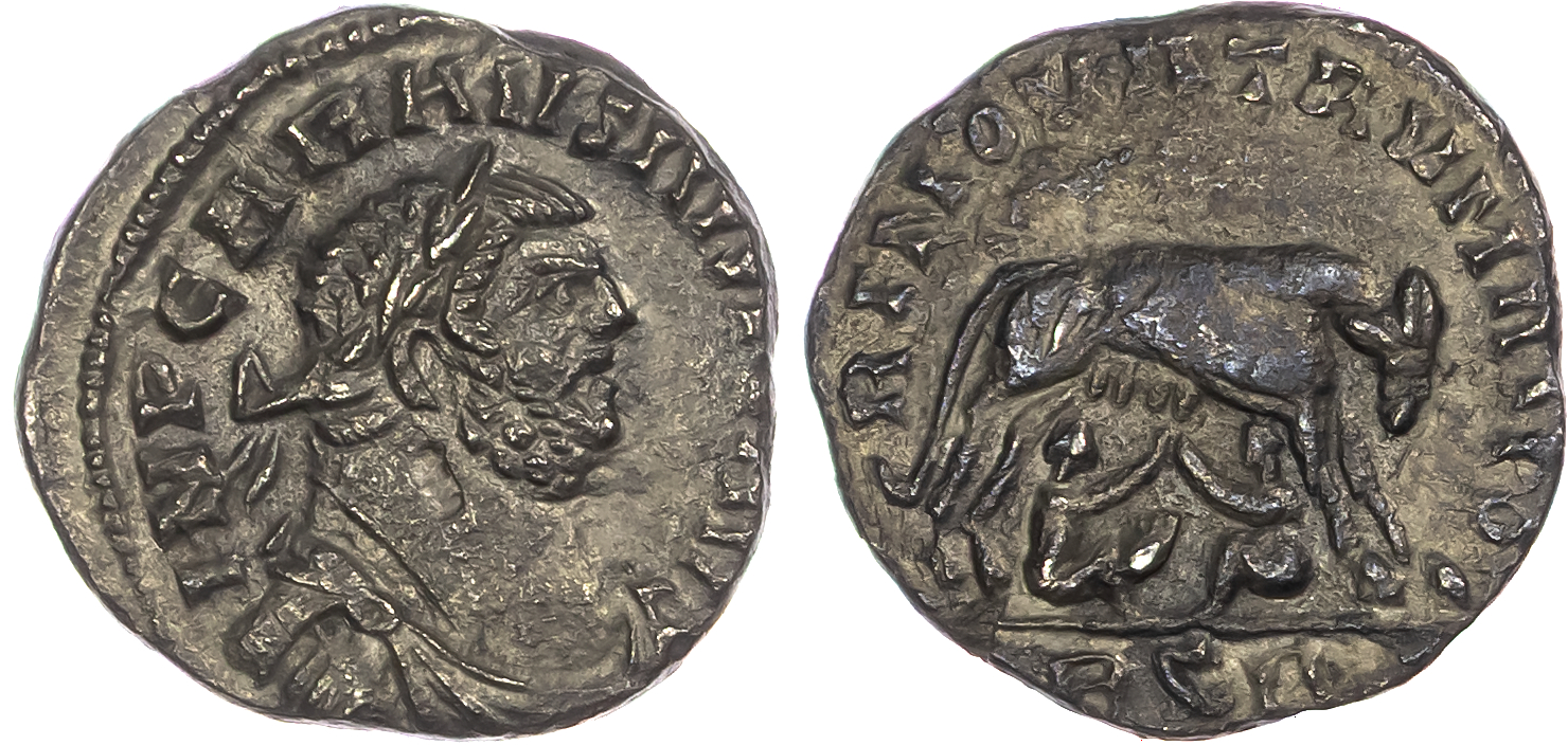 Carausius, Silver Denarius Carausius, Silver Denarius