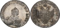 Russia, Livonia & Estonia, Elizabeth Petrovna, silver 96 Kopeks / Rouble, 1757