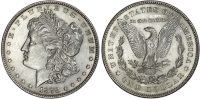 USA, silver Morgan Dollar, 1878