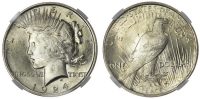 USA, silver Peace Dollar, 1924