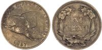 USA, Flying Eagle copper-nickel Cent, 1857